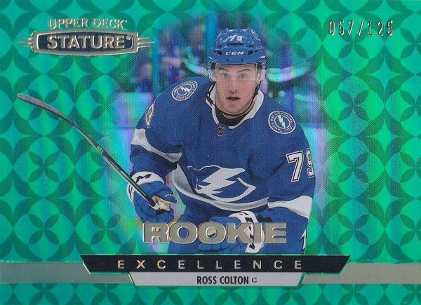 insert RC karta ROSS COLTON 21-22 Stature Rookie Excellence Green /125
